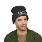 Christ Inspired Living Embroidered Cuffed Beanie | Faith Hat | ST. VON'S FLAIR