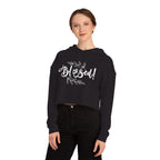 Blessed Cropped Hoodie | Women's Faith-Inspired Pullover | ST. VON'S FLAIR