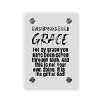Faith Ephesians 2:8-9 Acrylic Wall Art Panels | Christian Home Decor & Office Inspiration | ST. VON'S FLAIR
