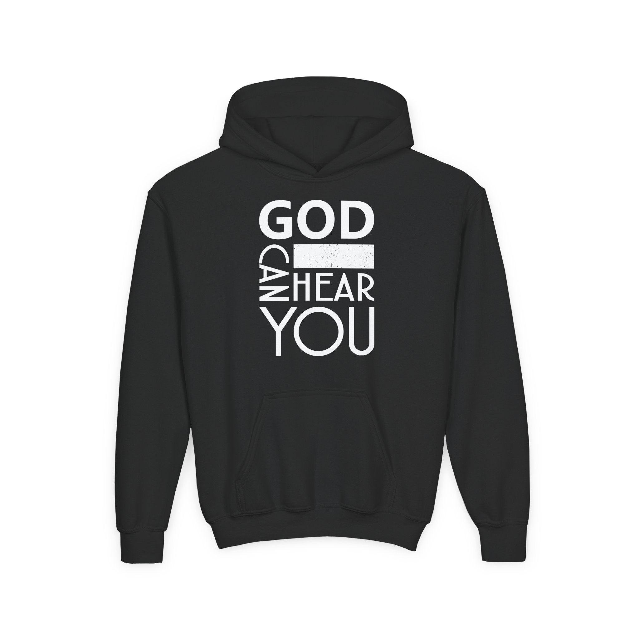 God Can Youth Hoodie Christian Sweatshirt Unisex Children Clothing