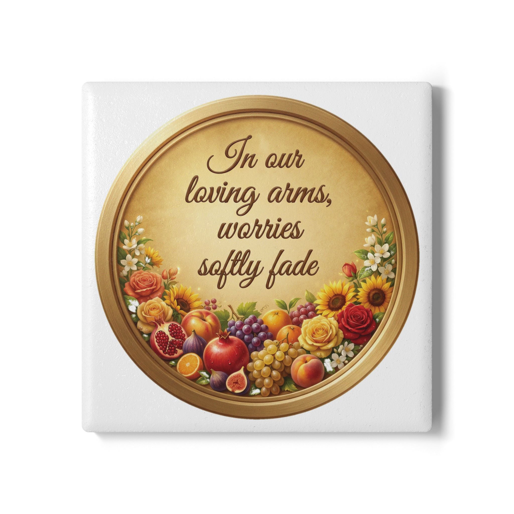 God's Embrace Canvas Print | Faith Poem Wall Art for Home | ST. VON'S FLAIR