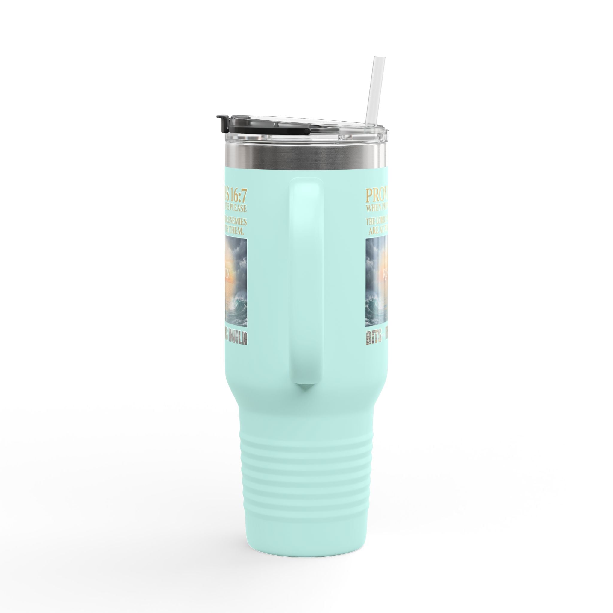 Motivation Insulated Travel Mug — 40oz Proverbs Quote Tumbler | ST. VON'S FLAIR