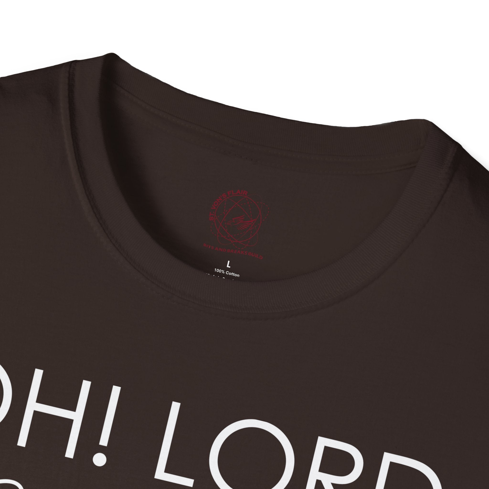 Christian Graphic T-Shirt — "Oh! Lord Save Us From Our Sins" Inspirational Faith Tee