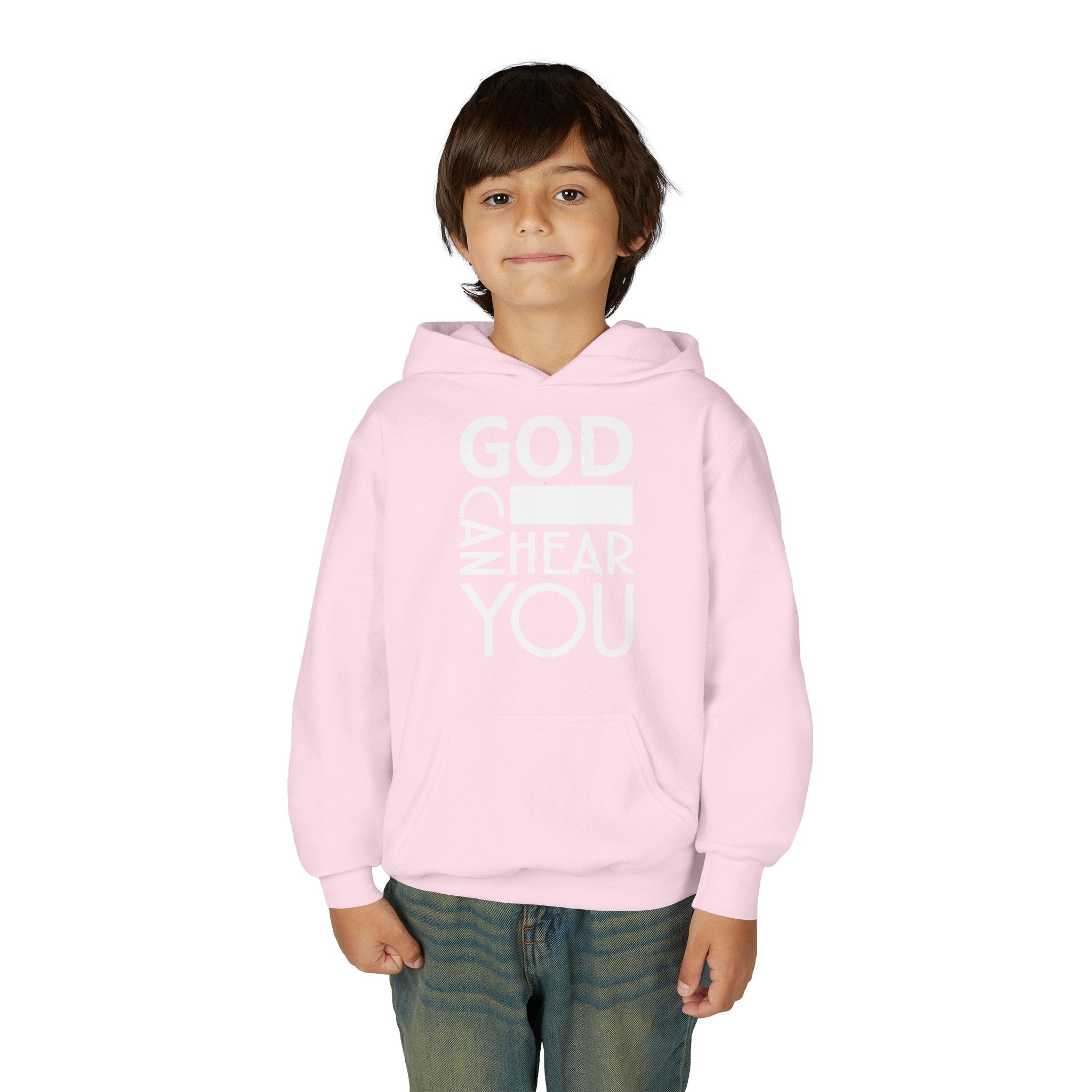 God Can Youth Hoodie Christian Sweatshirt Unisex Children Clothing