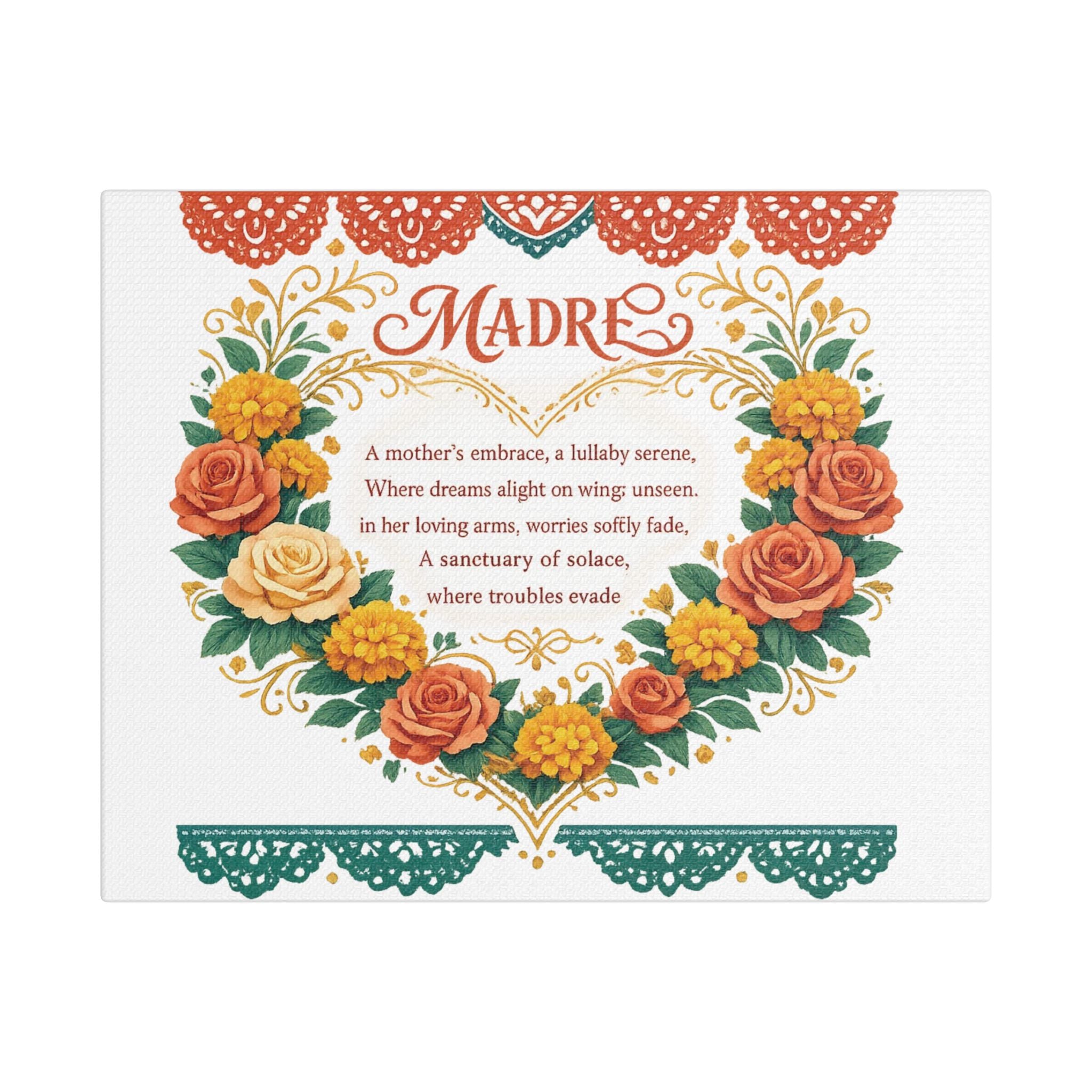 A Mother's Embrace Canvas Print | Where Dreams Alight With Wings – ST. VON'S FLAIR