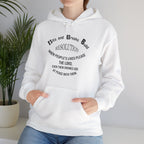 Biblical Quote Unisex Heavy Blend™ Hooded Sweatshirt Peaceful Resolution