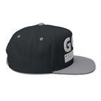 God Never Fails Embroidered Snapback Hat | Joshua 21:45 Faith Flat Bill Cap | ST. VON'S FLAIR