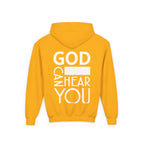 God Can Youth Hoodie Christian Sweatshirt Unisex Children Clothing