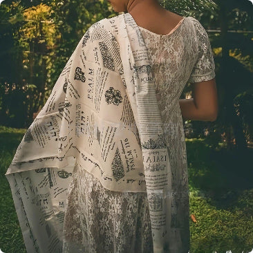 Fashionable Women's Christian Prayer Shawl | Elegant Faith Accessory