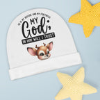 Little Fawn Baby Beanie Winter Ski Hat Knitted Unisex Cuffed Covering for Infants