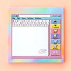 Computer Shaped Notebook Paper Memo