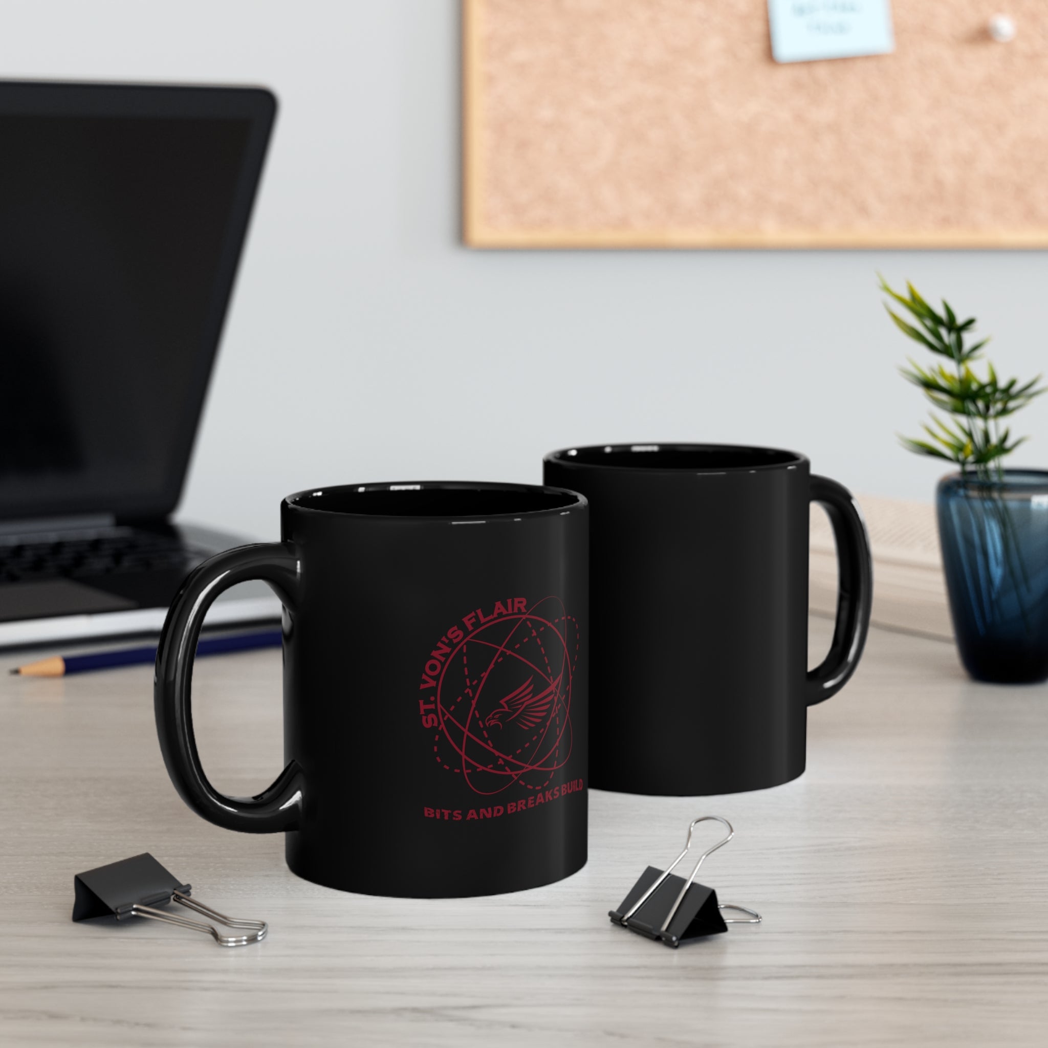 11oz Black Mug