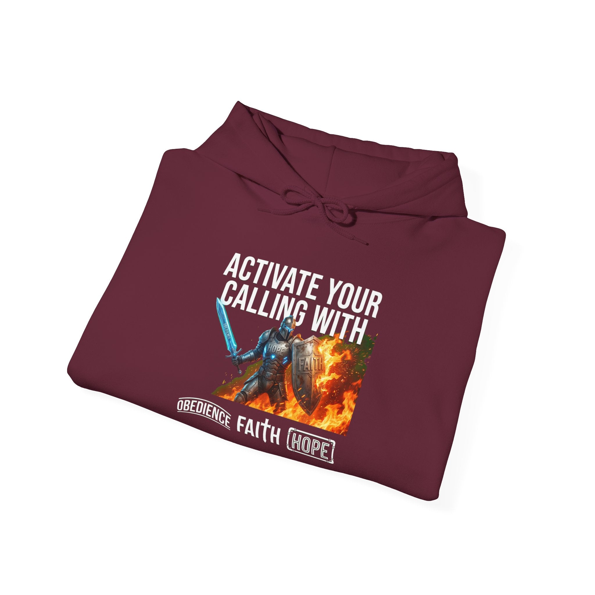 Faith & Hope Hoodie | Obedience, Faith, Hope Christian Pullover | ST. VON'S FLAIR