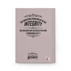 Proverbs Integrity Hardcover Matte Journal | Motivational Affirmation Notebook | Christian Gift for Women & Men | ST. VON'S FLAIR
