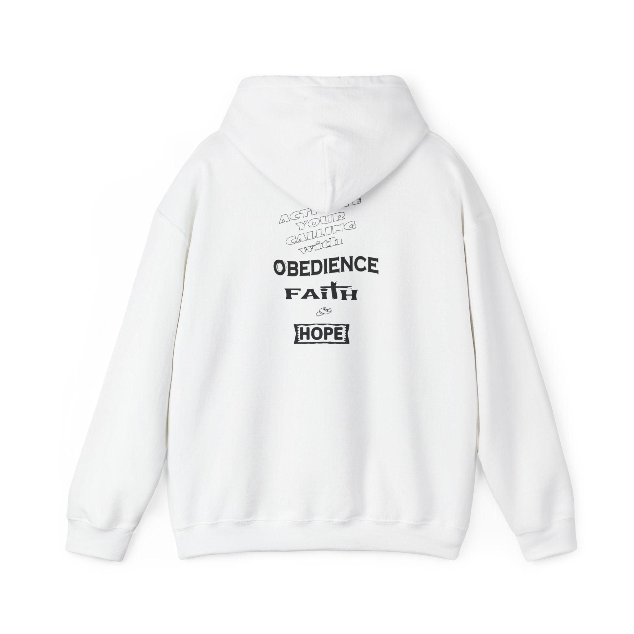 Activate Obedience, Faith, Hope Hoodie —  Inspirational Pullover
