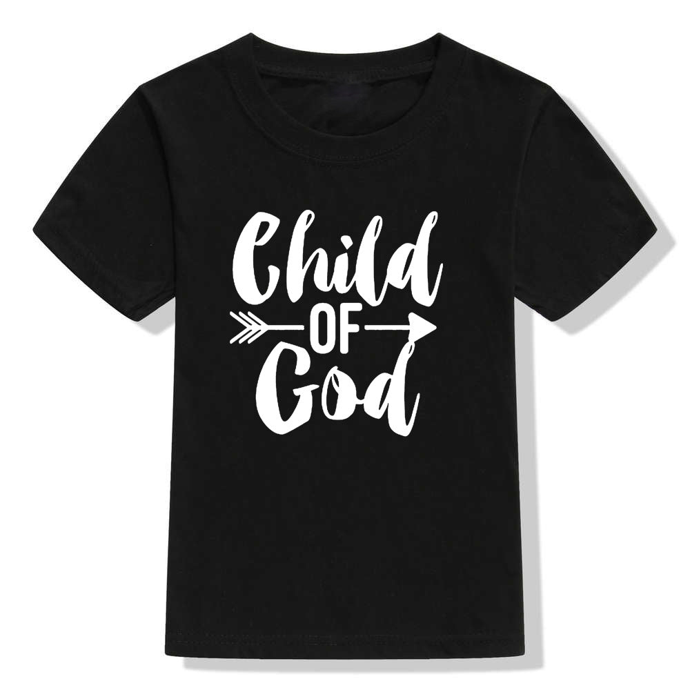 Kids' Child of God T-Shirt Faith Shirt Christian Short Sleeve
