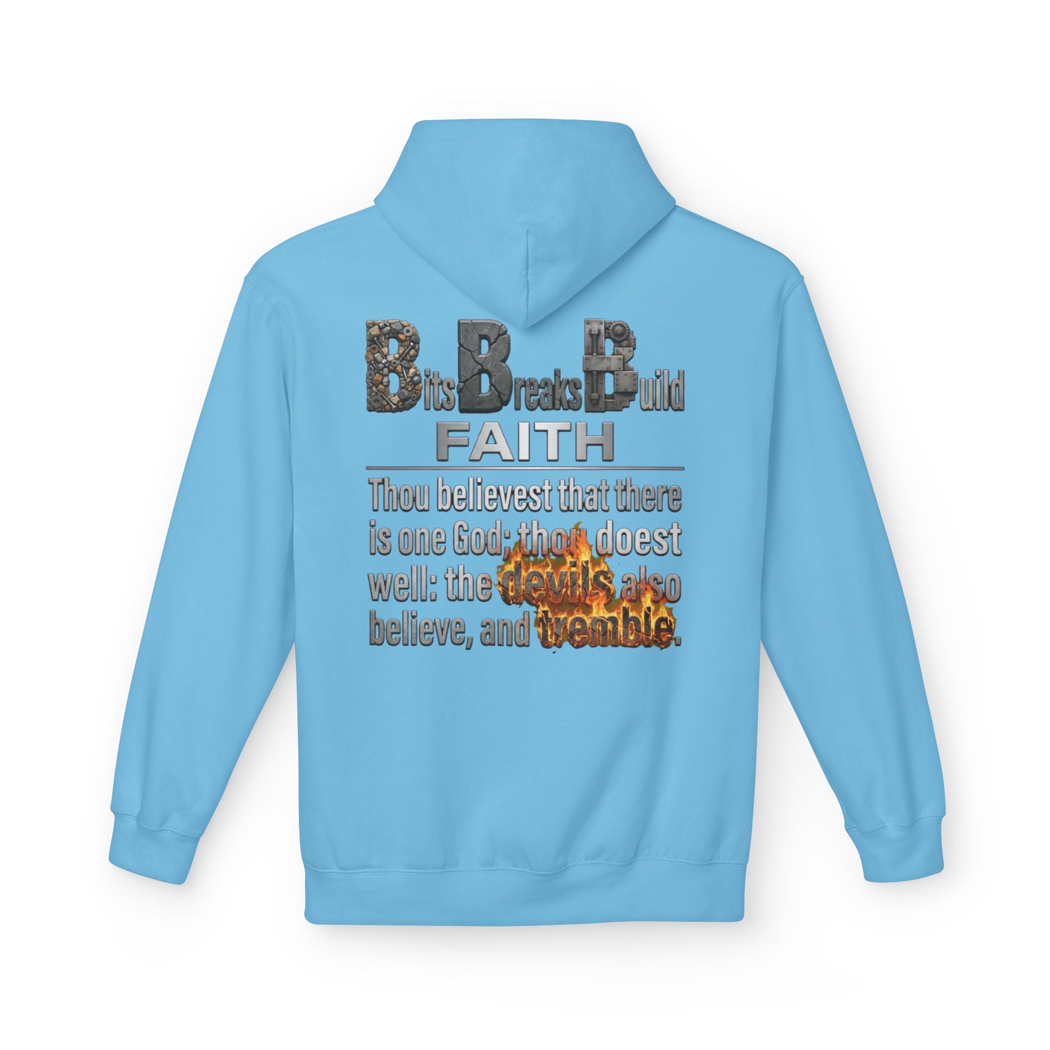 Faith Hoodie | James 2:19 "Thou Believest" Christian Scripture Pullover | ST. VON'S FLAIR