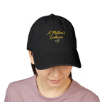 Unstructured Denim Hat | Custom Embroidery| ST.VON'S FLAIR Golden Mother's Embrace