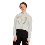 A Mother's Embrace — Women's Cropped Poetry Hoodie| Pullover Long Sleeve