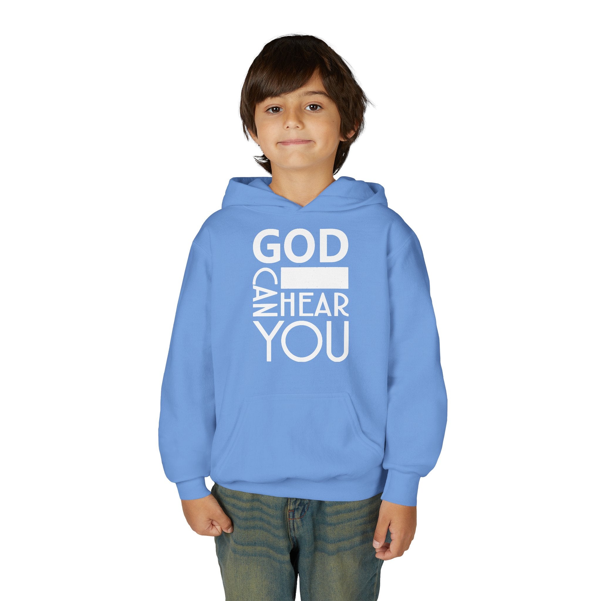 God Can Youth Hoodie Christian Sweatshirt Unisex Children Clothing