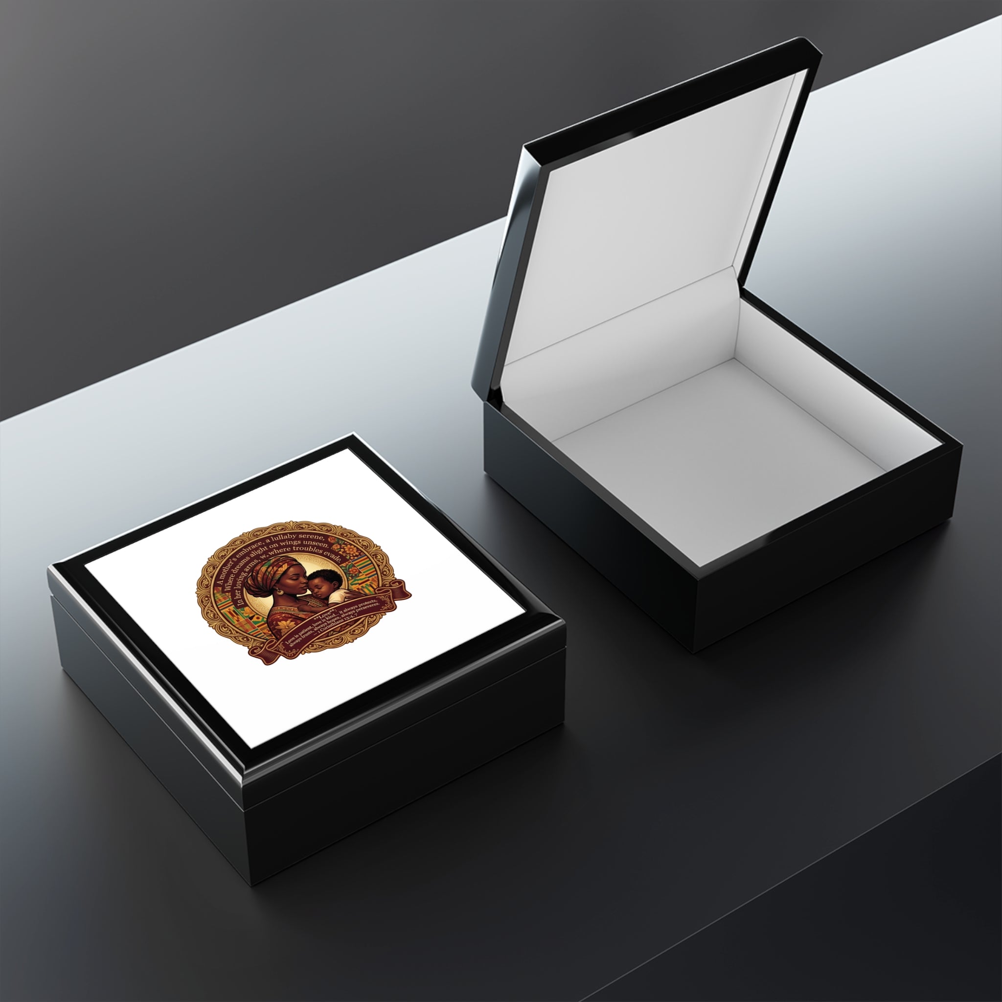 Christian Jewelry Box for Women | Mother's Embrace Gift | ST. VON'S FLAIR