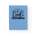 Christian Journal - Ruled Line Bible Lesson Composition 'In Him I Will Trust' 5x9