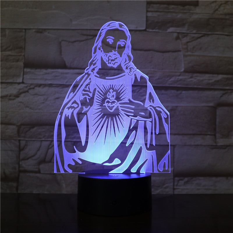 Christian Luminous Table Lamp - Faith-Inspired Creative Lighting | ST. VON'S FLAIR