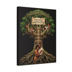 Christian Canvas Print | Faith Poem Wall Art | Mother's Embrace |ST. VON'S Poetic Lines