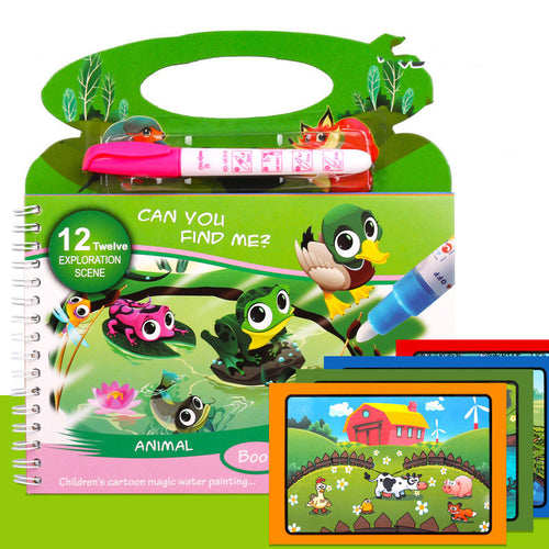 Children's Magic Water Painting Book Sketch Pad Drawing Notepad