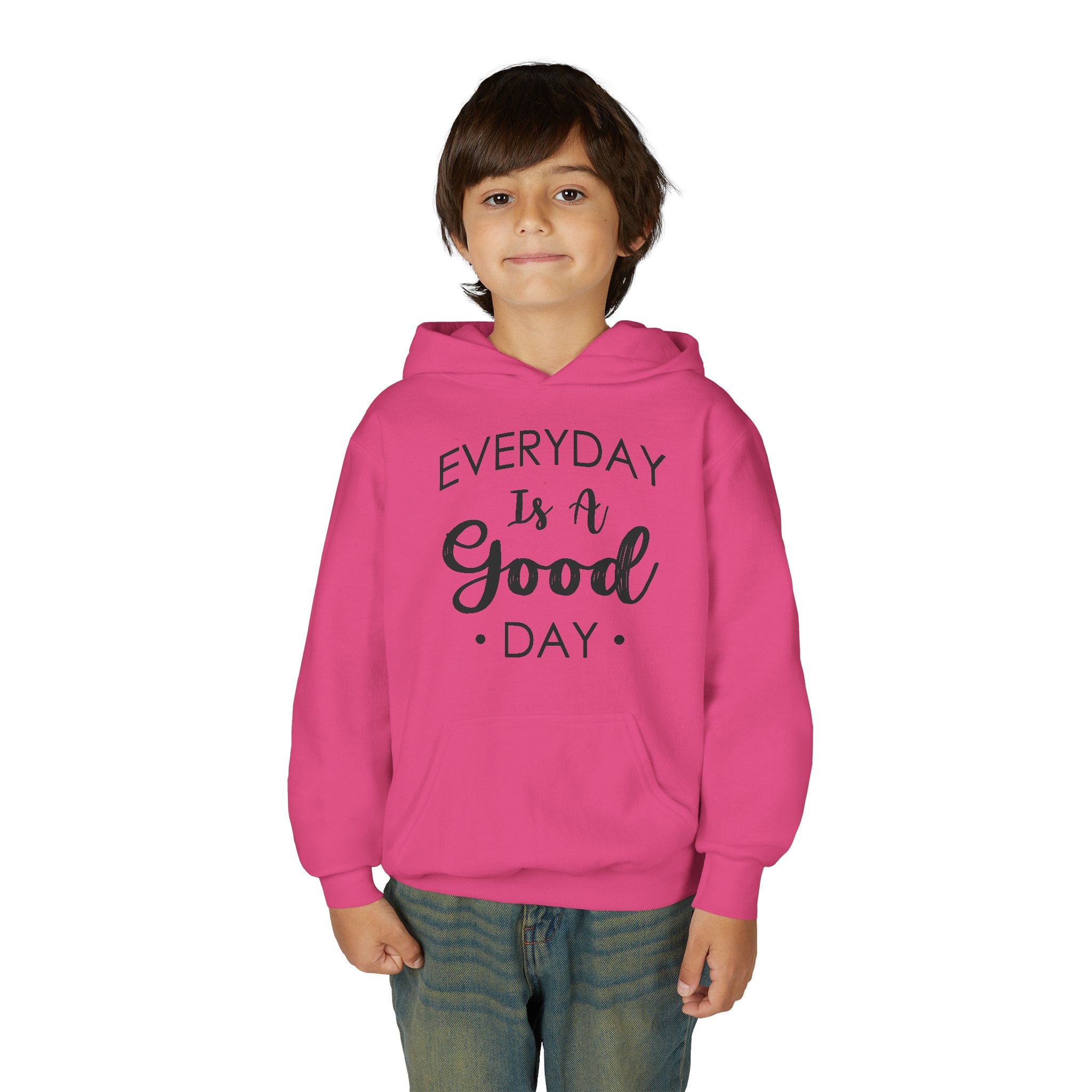 Youth Good Day Casual Hoodie | Faith-Inspired Kids Sweatshirt | ST. VON'S FLAIR