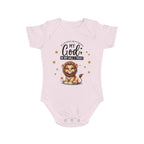 My God Baby Bodysuit - Trust in Him - Cute Lion Designed Onesies