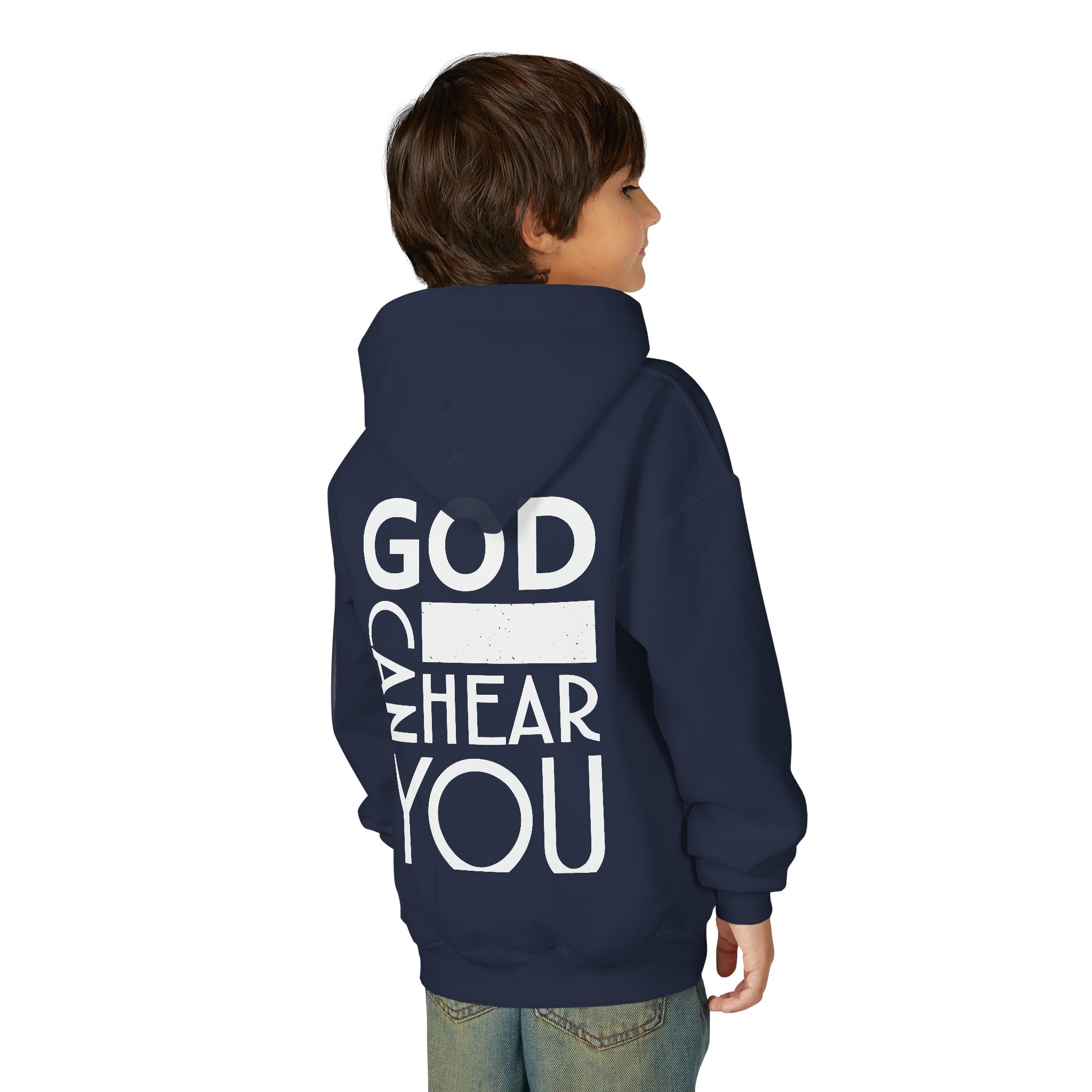 God Can Youth Hoodie Christian Sweatshirt Unisex Children Clothing