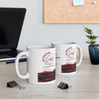 Acts 4:13 Encouragement Ceramic Mug 11oz | Maroon Sublimation Faith Mug | ST. VON'S FLAIR