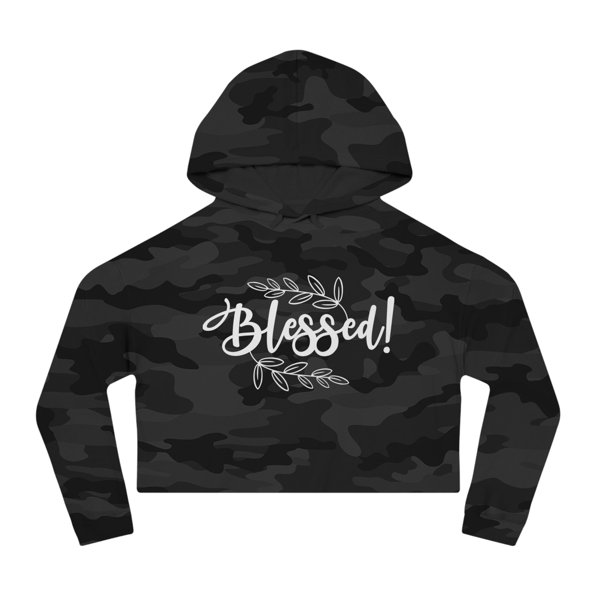 Blessed Cropped Hoodie | Women's Faith-Inspired Pullover | ST. VON'S FLAIR