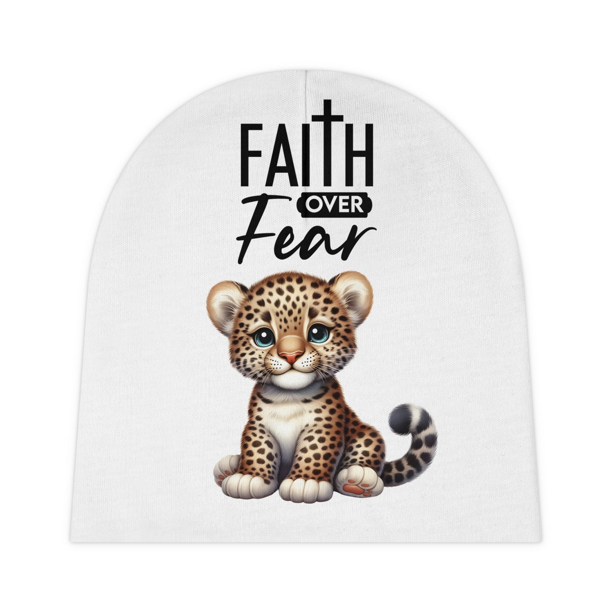 Little Rabbit Bunny Beanie Faith Winter Ski Hat Knitted Unisex Cuffed Covering for Infants