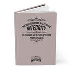 Proverbs Integrity Hardcover Matte Journal | Motivational Affirmation Notebook | Christian Gift for Women & Men | ST. VON'S FLAIR