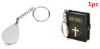Mini English HOLY BIBLE Keychain - Readable Bible Book Key Ring | ST VON'S FLAIR