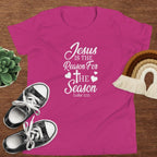 Jesus is the Reason Pullover Teenage Cross Tournament Youth Round Neck T-shirt