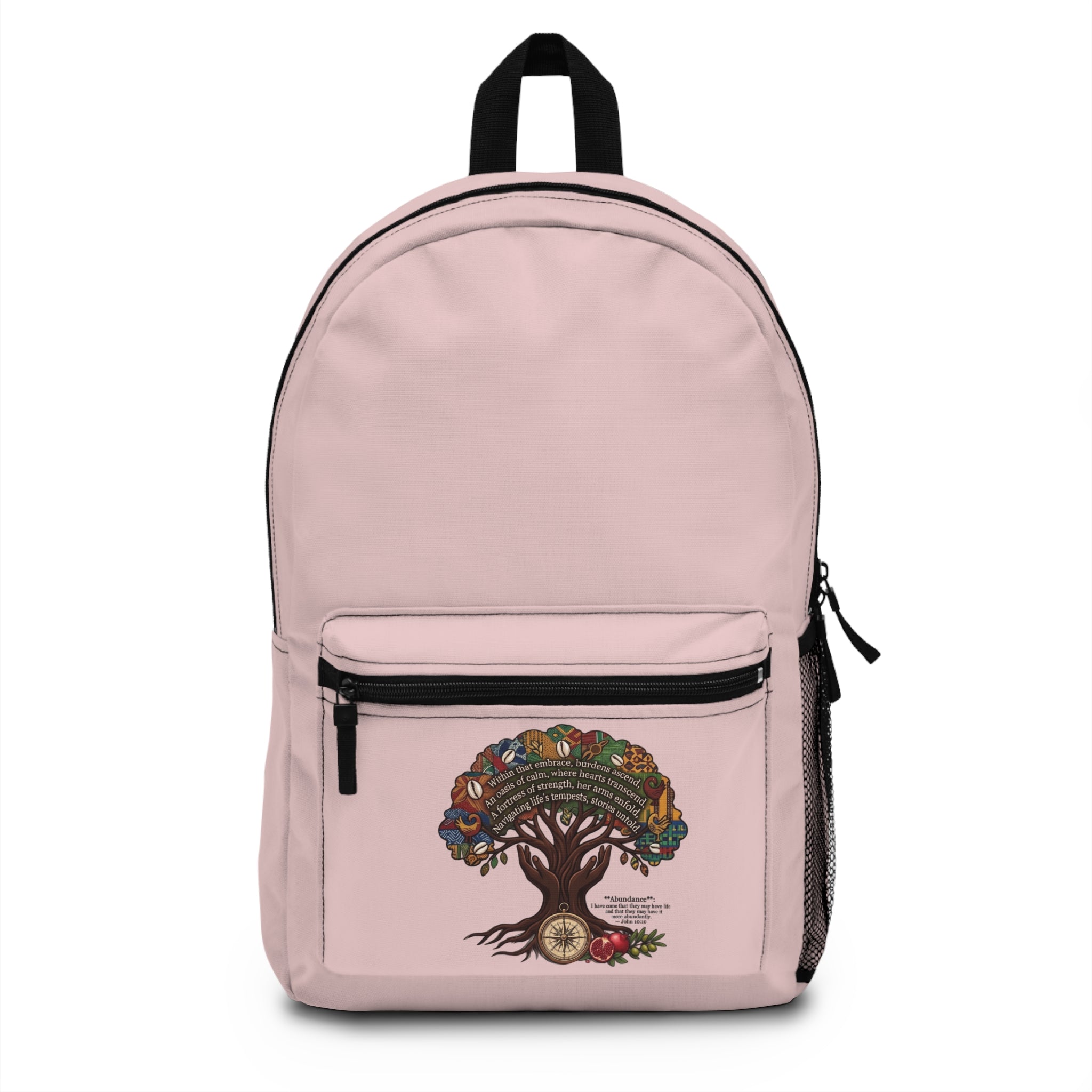 "An Oasis of Calm" Backpack |Mother's Embrace | ST. VON'S Poetic Lines