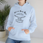Biblical Quote Unisex Heavy Blend™ Hooded Sweatshirt Peaceful Resolution
