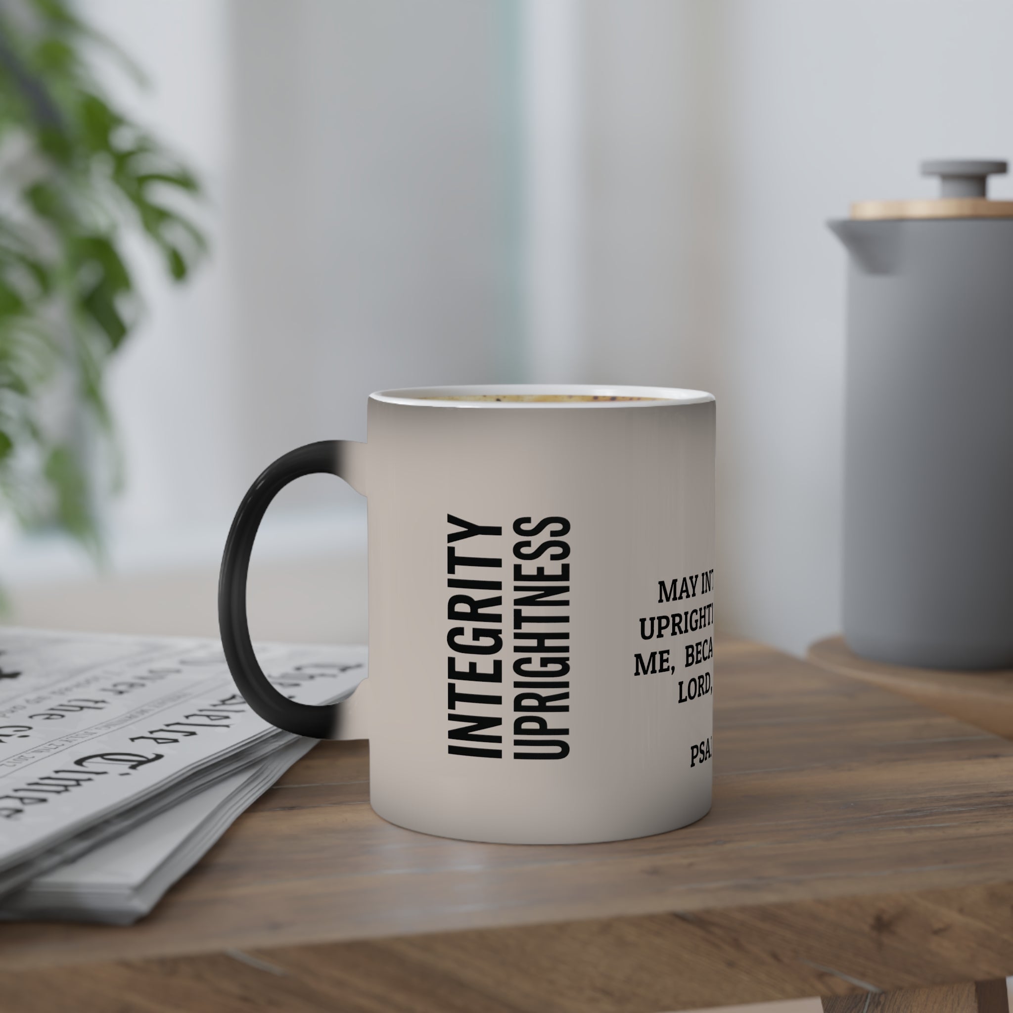 Changing Integrity Mug — 11oz Heat Reveal Coffee Cup