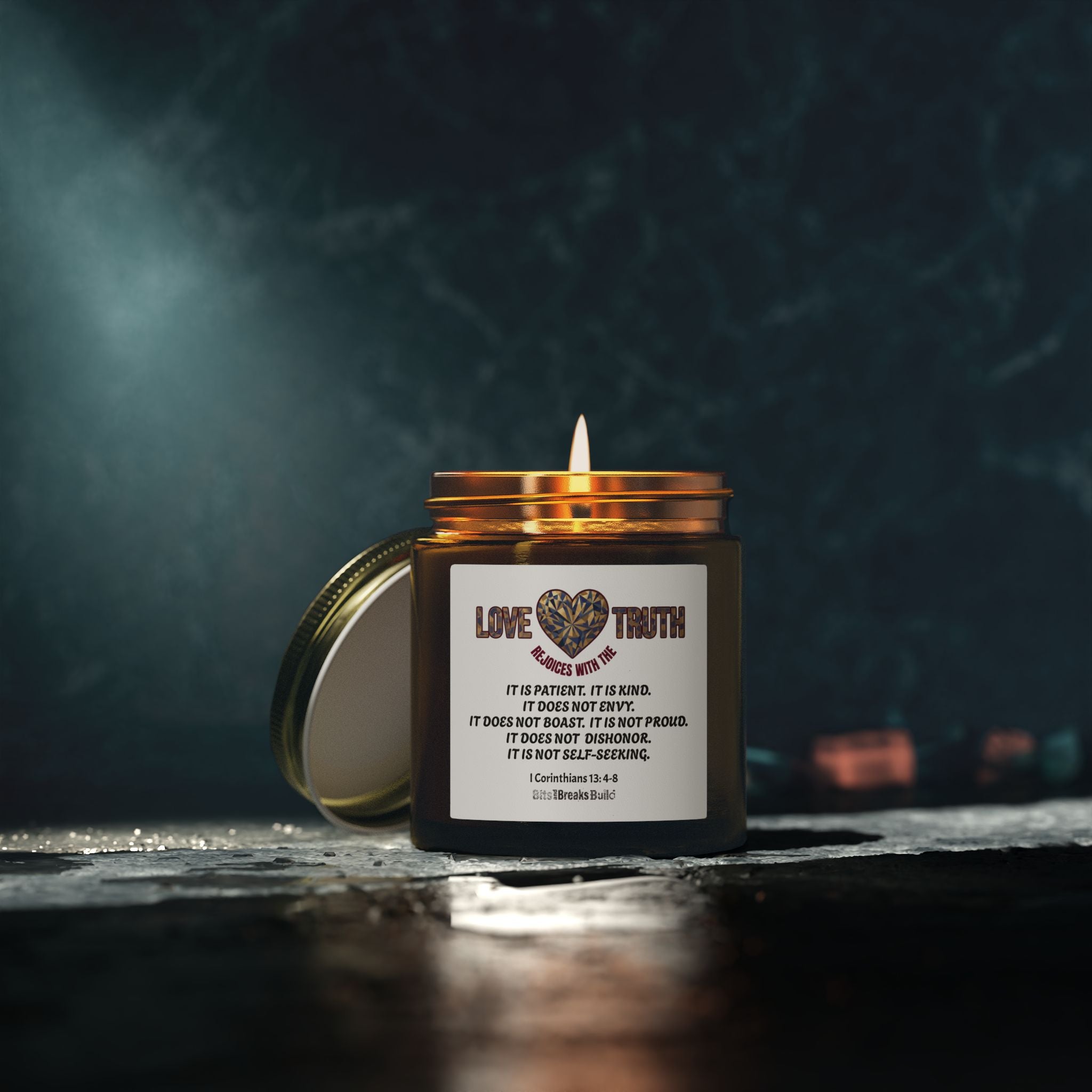 Aromatic Love Scented Candle - Coconut Apricot Wax