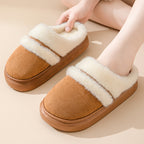 Warm Cotton Slippers for Women - Non-Slip Suede Winter House Shoes | ST. VON'S FLAIR