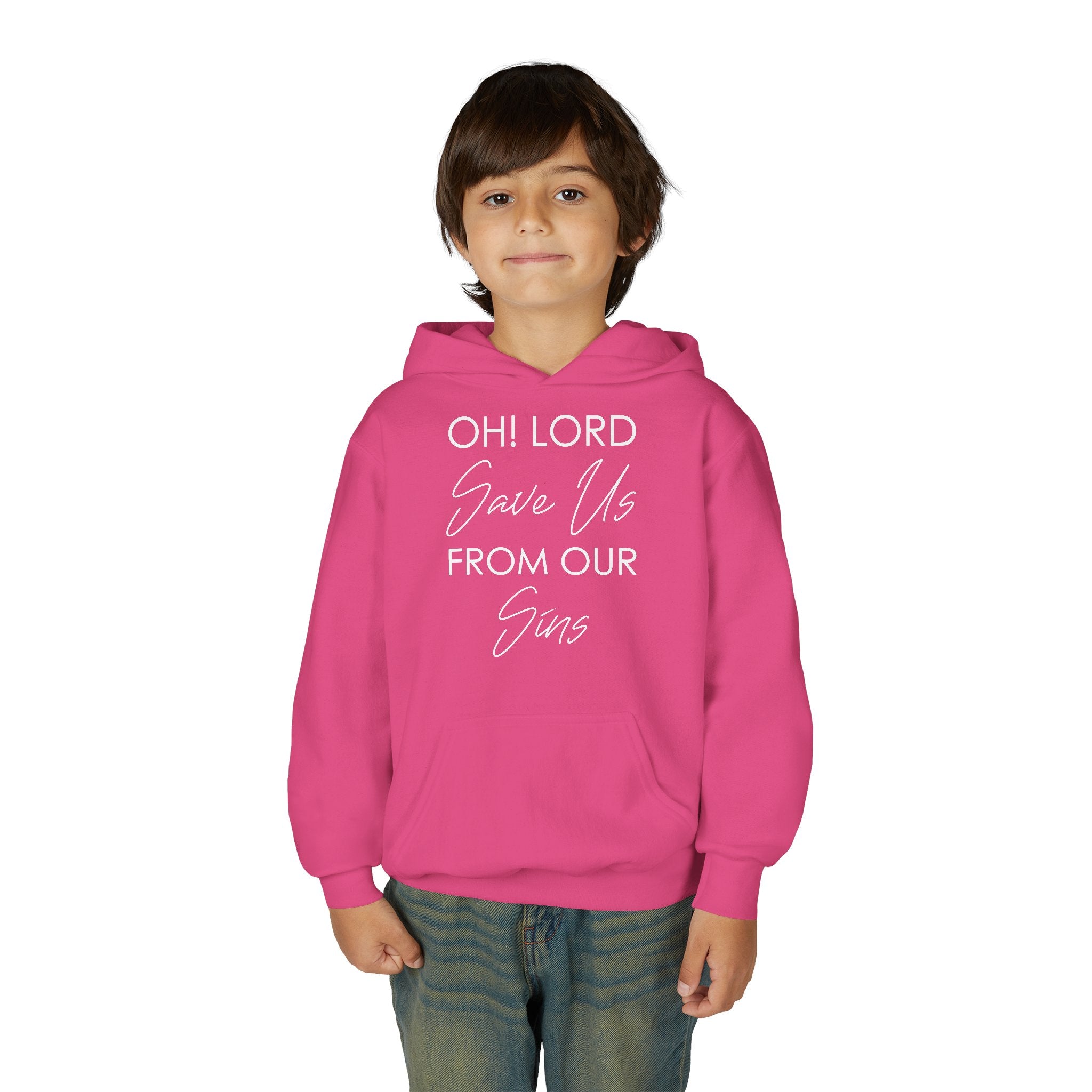 Lord Save Us Youth Hoodie | Christian Kids Sweatshirt | ST. VON'S FLAIR