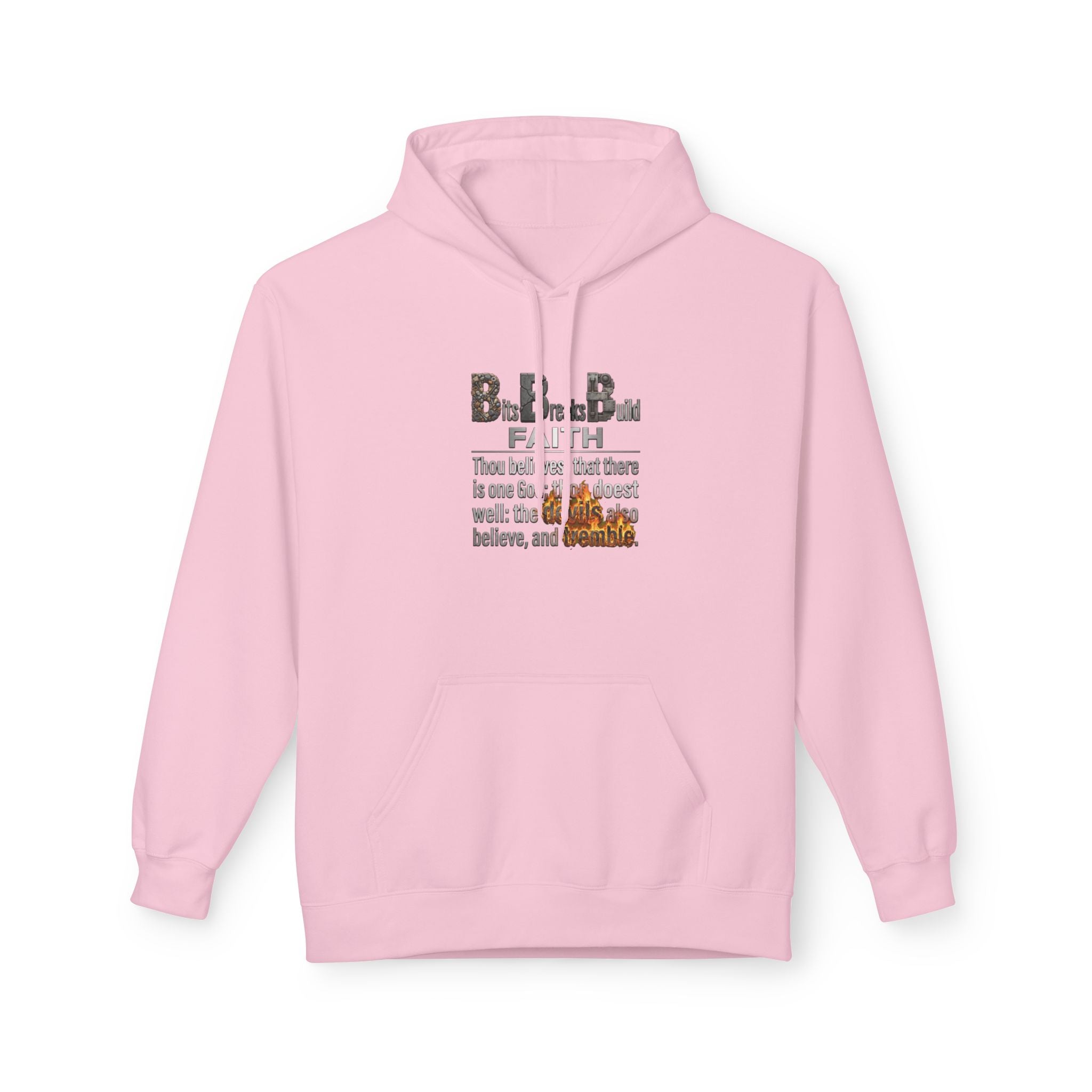Faith Hoodie | James 2:19 "Thou Believest" Christian Scripture Pullover | ST. VON'S FLAIR