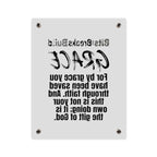 Faith Ephesians 2:8-9 Acrylic Wall Art Panels | Christian Home Decor & Office Inspiration | ST. VON'S FLAIR