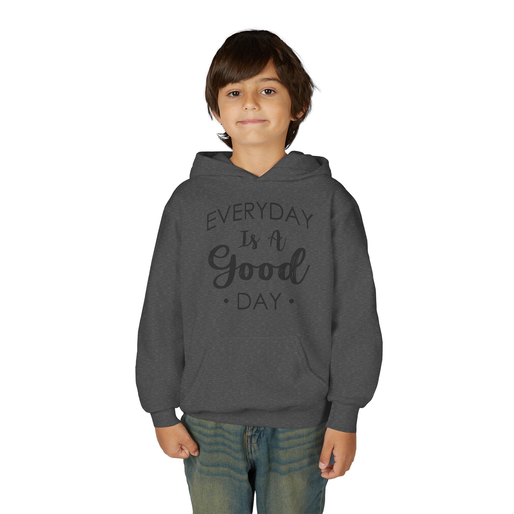 Youth Good Day Casual Hoodie | Faith-Inspired Kids Sweatshirt | ST. VON'S FLAIR