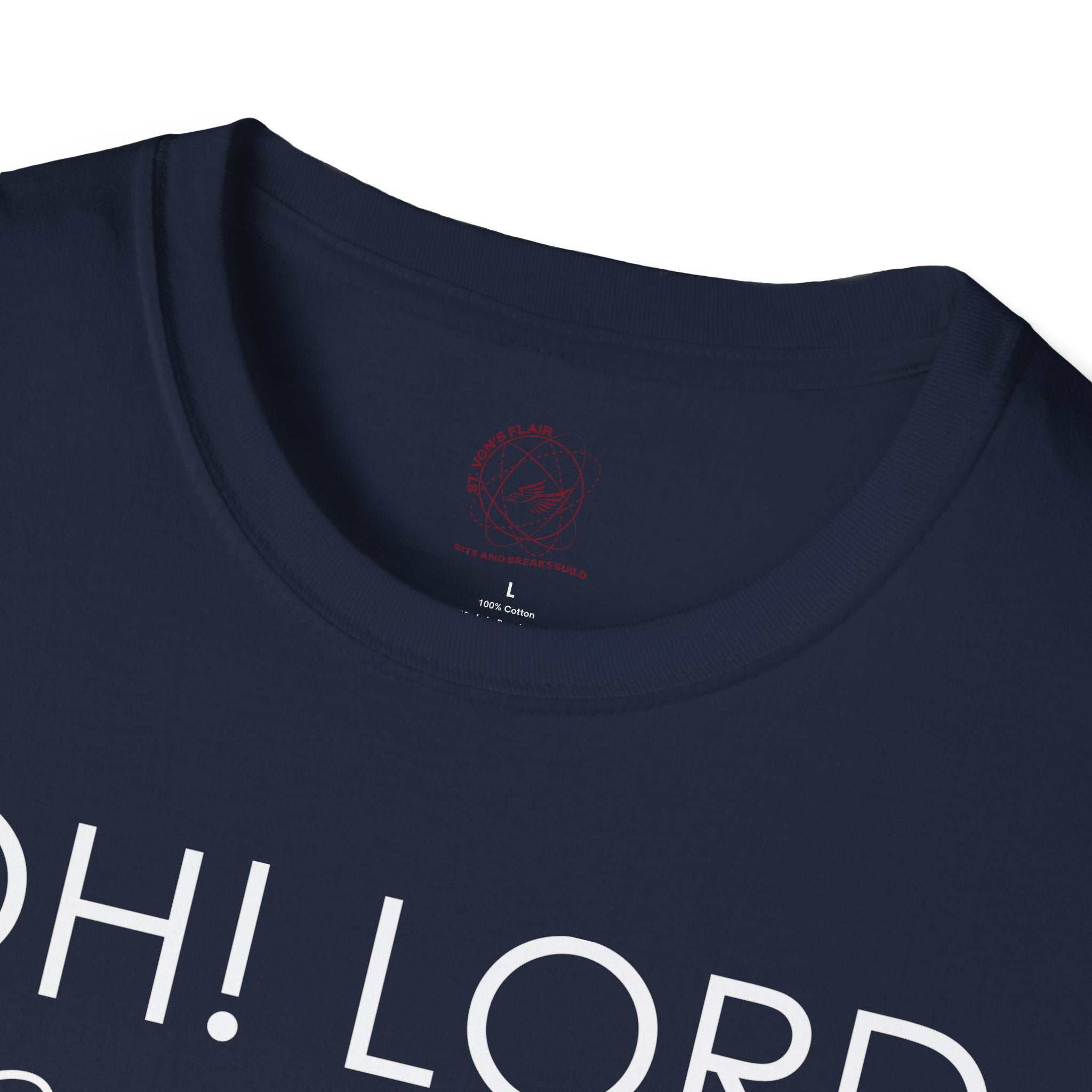 Christian Graphic T-Shirt — "Oh! Lord Save Us From Our Sins" Inspirational Faith Tee