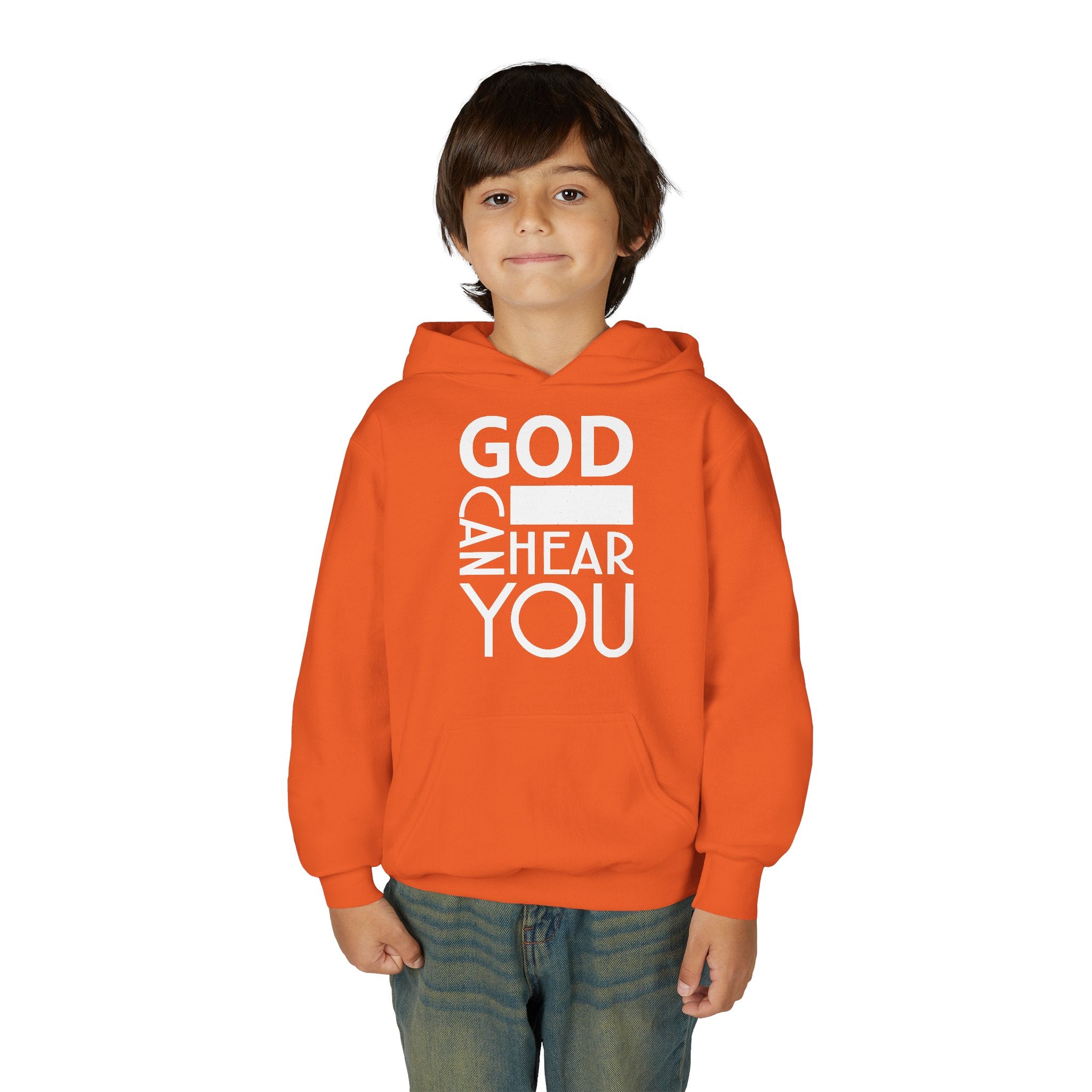 God Can Youth Hoodie Christian Sweatshirt Unisex Children Clothing
