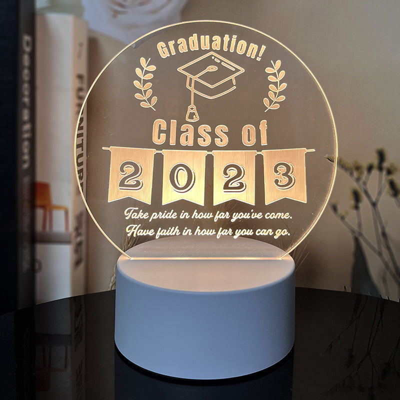 3D Heart Shaped Night Lamp - USB LED Table Light with Blessings | ST. VON'S FLAIR